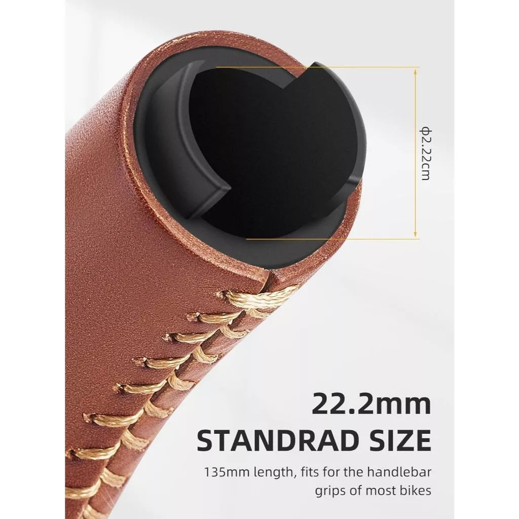 ROCKBROS RETRO HANDLEBAR GRIPS ERGONOMIC DESIGN