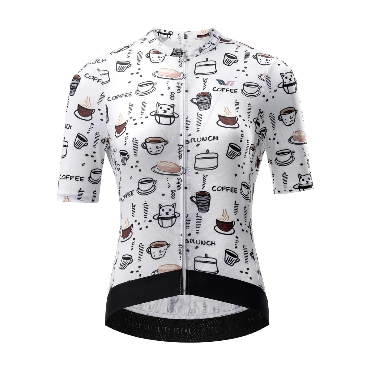 ROCKBROS Women TVI Breakfast Club Short-Sleeve Cycling Jersey