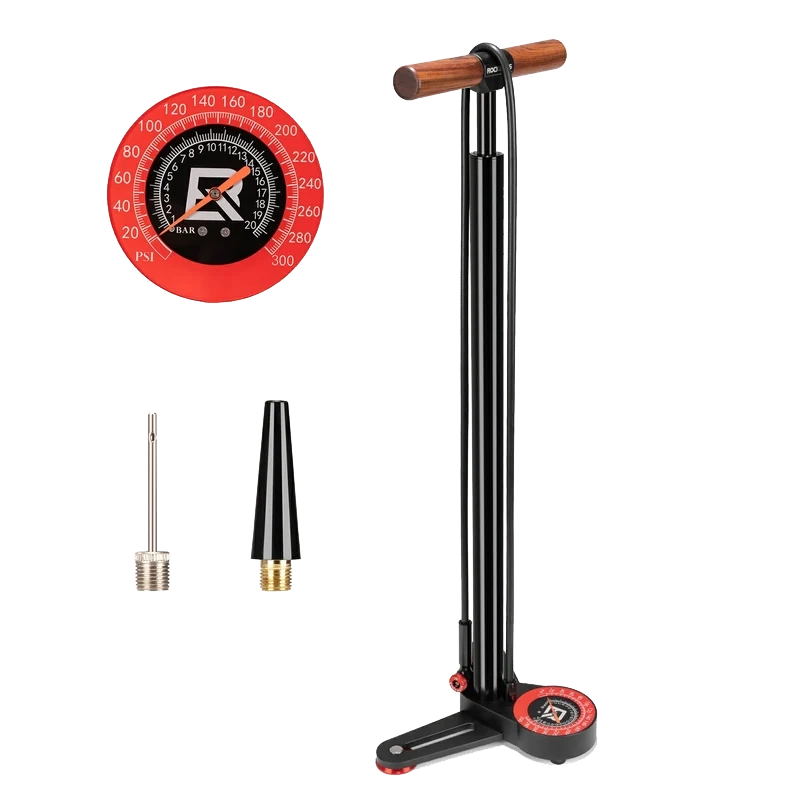 ROCKBROS 240PSI Classic Floor Drive 3.5 High Pressure Bicycle Floor Pump