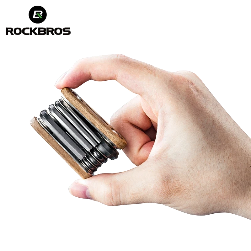 ROCKBROS 8-in-1 Multifunctional Portable Wooden Tool
