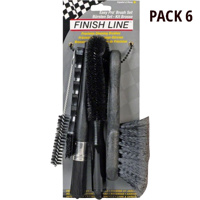 FINLISH LINE Easy-Pro Brush Set PACK 6