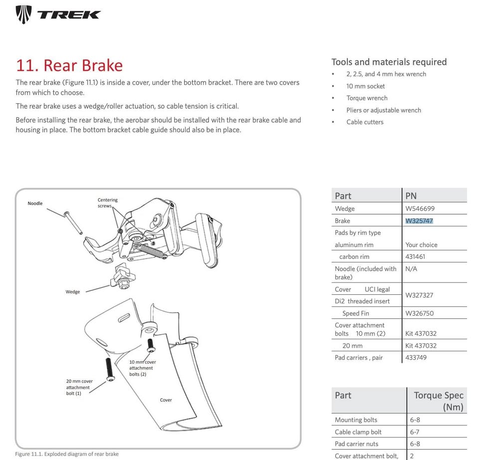 Trek Speed Concept Brake Caliper