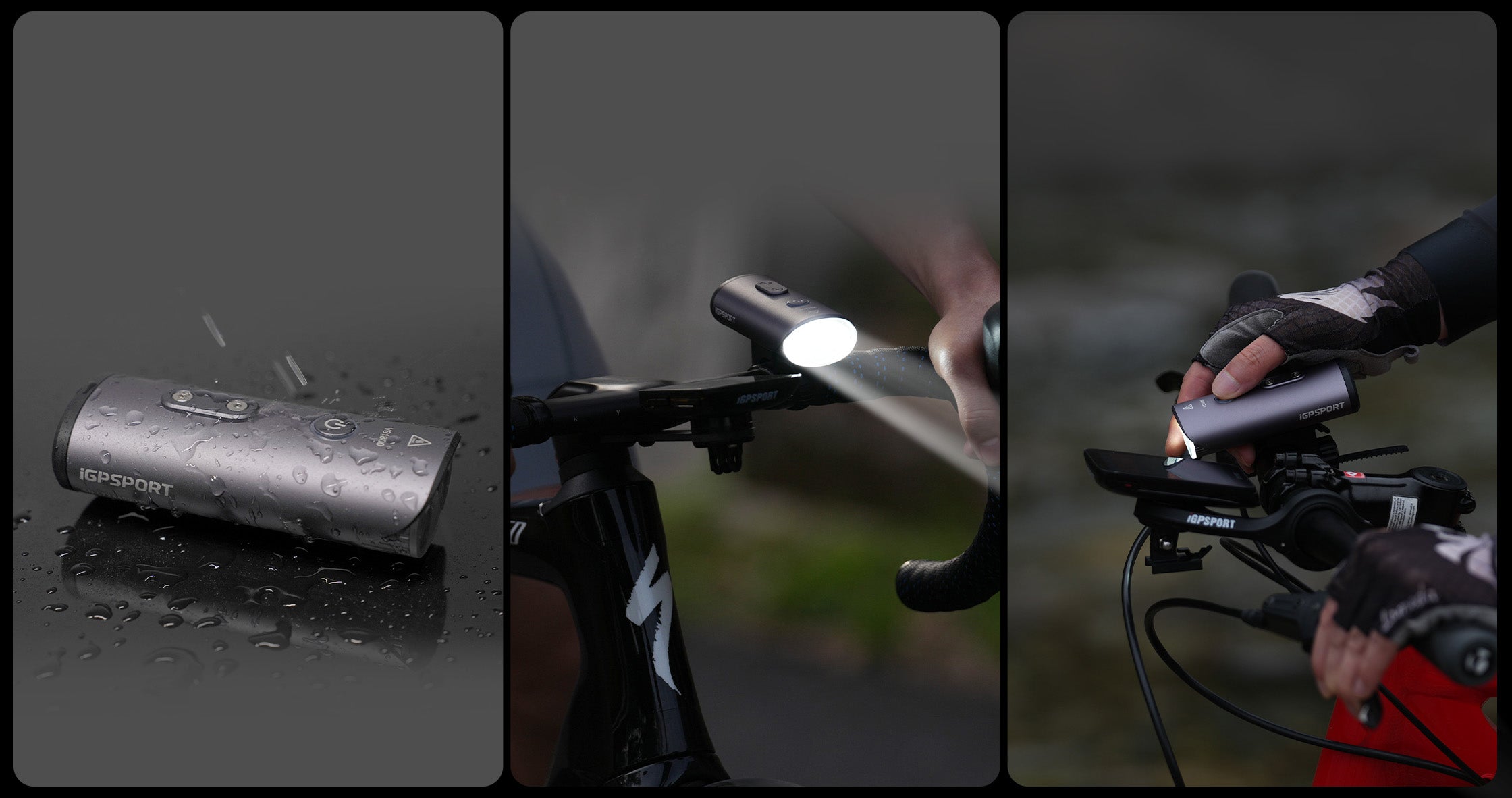 IGPSPORT VS1800 Smart Bike Headlight