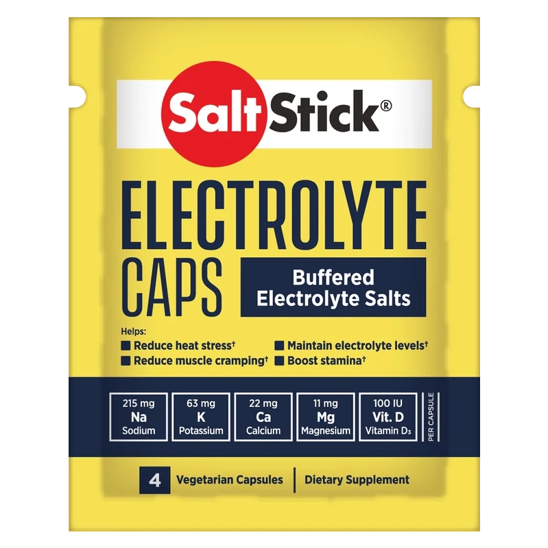 SaltStick ELECTROLYTE CAPS Buffered Electrolyte Salts 4ct