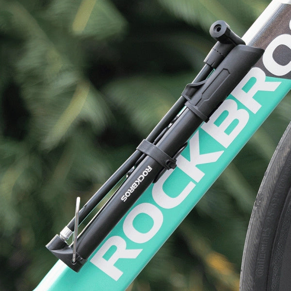 ROCKBROS Bicycle Floor Pump Air Pump Presta & Schrader Mini 120 PSI