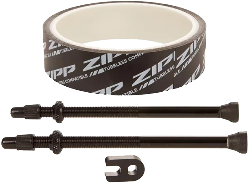 Zipp Tubeless Kit 23mm Tape and 100mm valves, Fits 858 and 808NSW