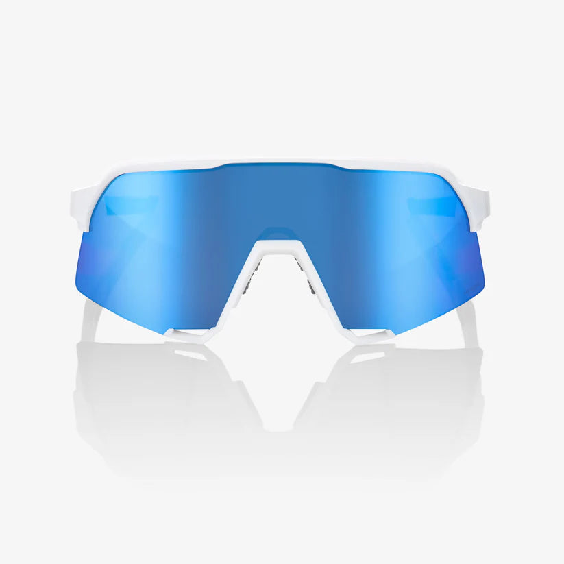 #color_Matte White HiPER Blue Multilayer Mirror Lens