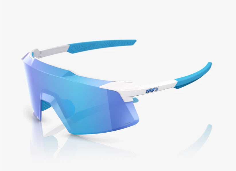 #color_Matte White HiPER Blue Mirror Lens