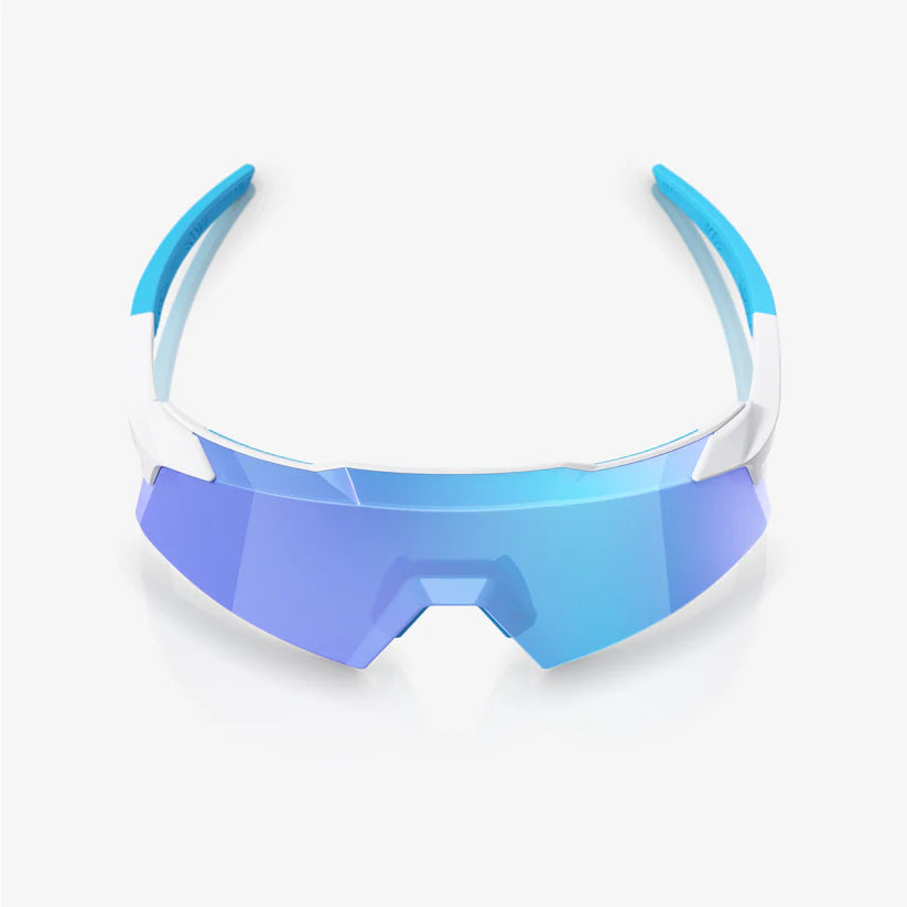 #color_Matte White HiPER Blue Mirror Lens