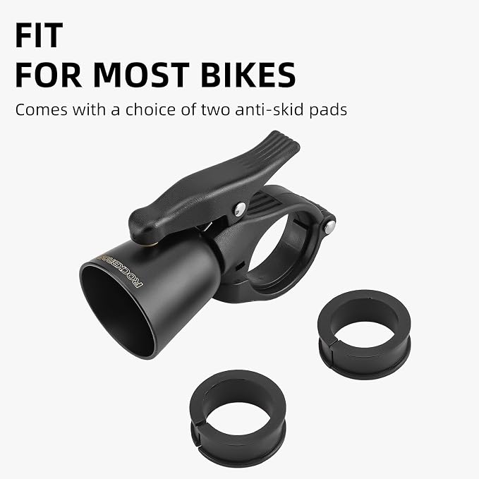 ROCKBROS Classic Brass Bike Bell Loud Easy Install