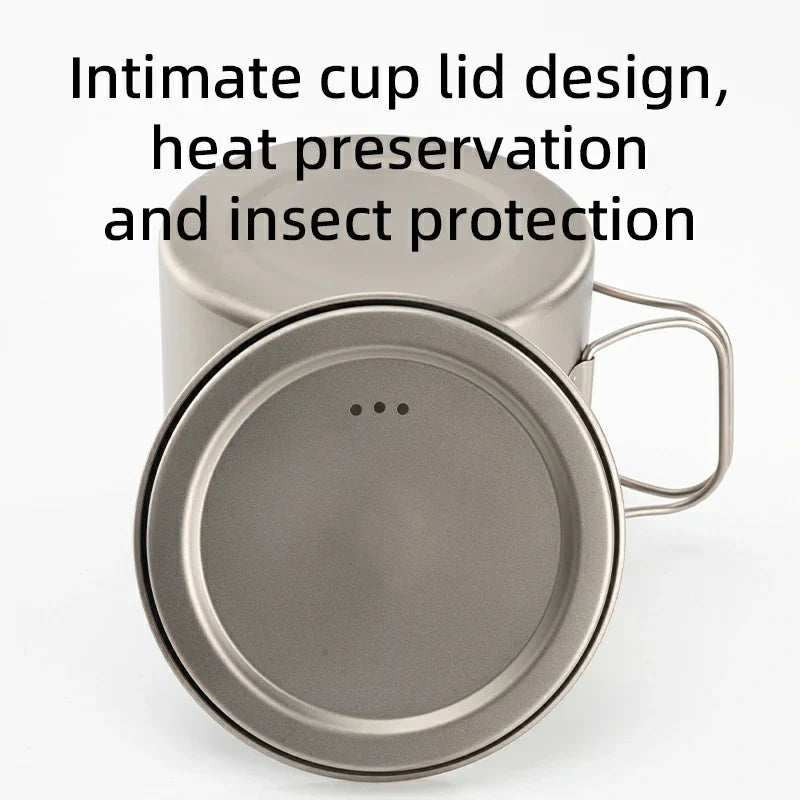 ROCKBROS Pure Titanium Camping Cup