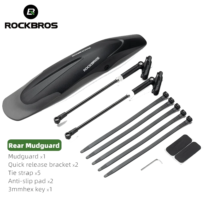 ROCKBROS Front&Rear Fenders 26-29 inch MTB Mudguard Quick Release