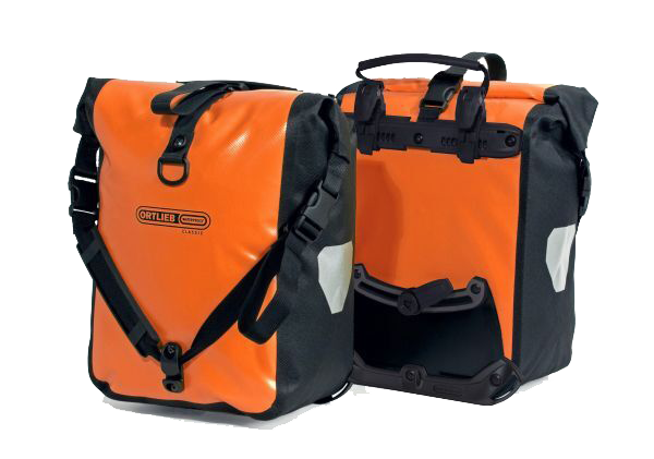 ORTLIEB SPORT-ROLLER,CLASSIC,ORANGE-BLACK, 25L (Front)