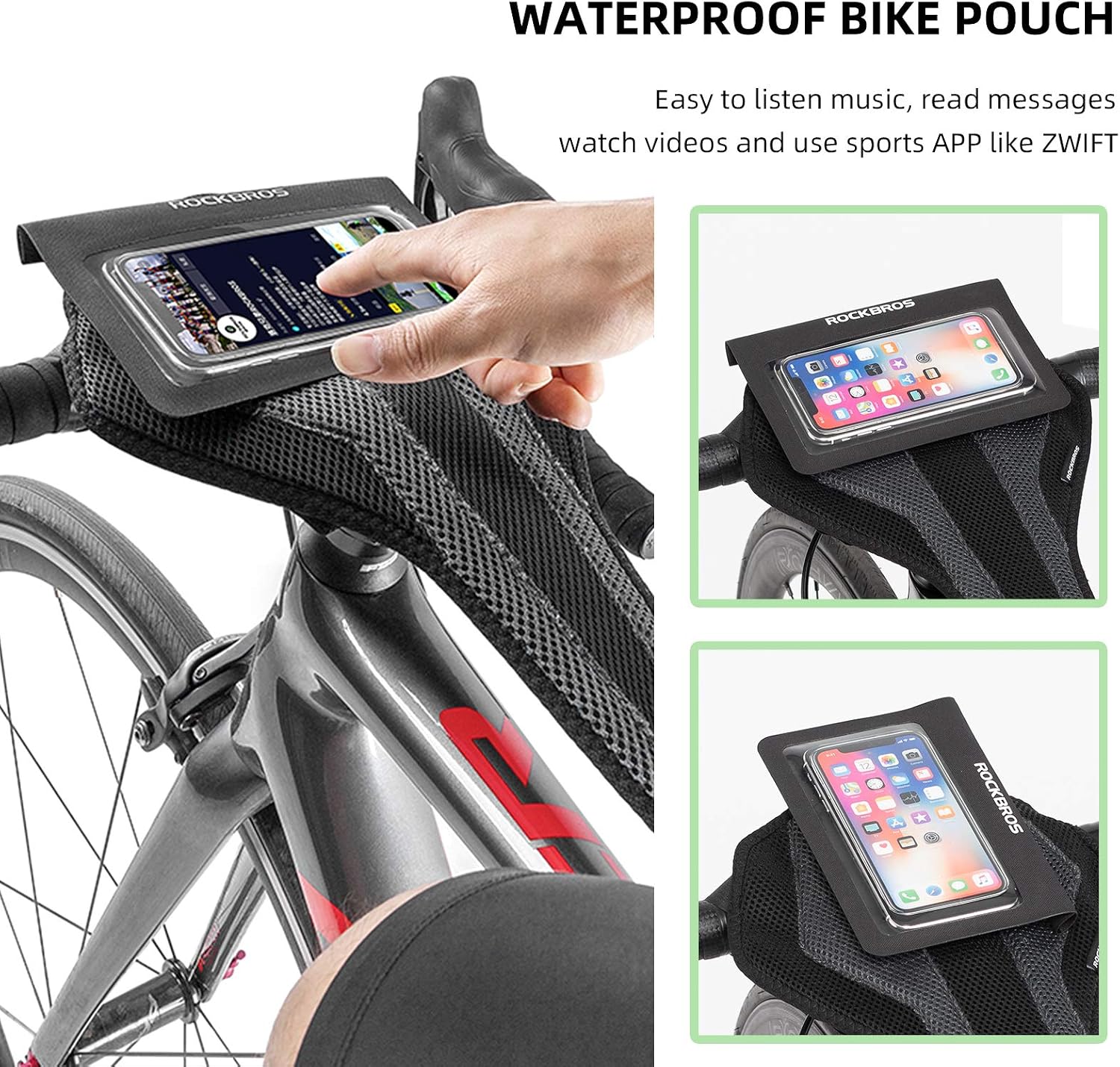 ROCKBROS Sweat Net with Phone Pouch
