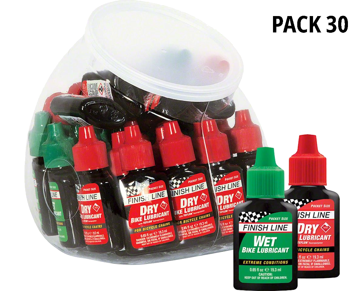 FINISH LINE DRY LUBE X WET LUBE (0.65 OZ. 15+15) PACK 30