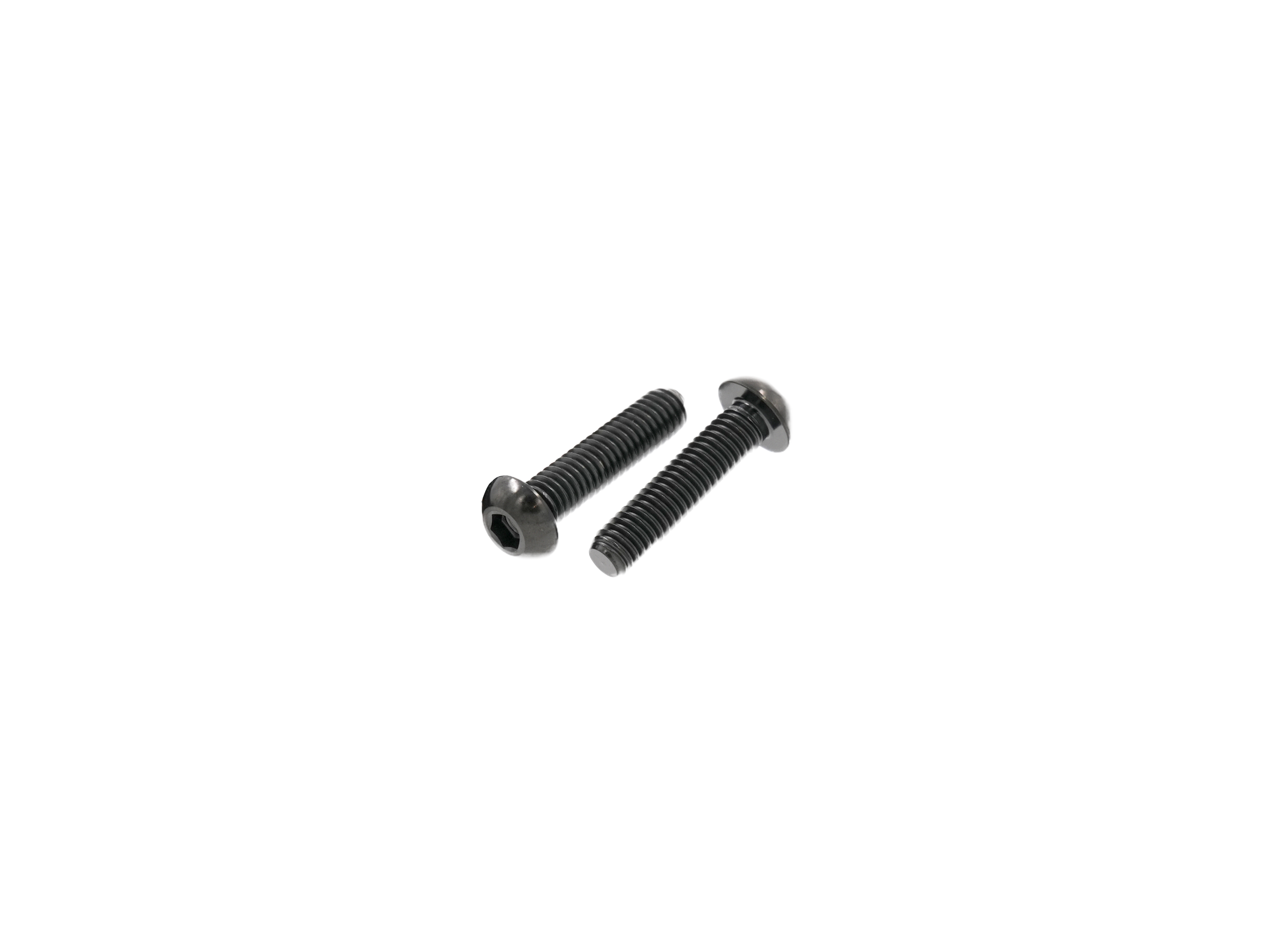 CHG Titanium Bolt SEMI-CIRCULAR HEAD M6*25MM (2PCS)