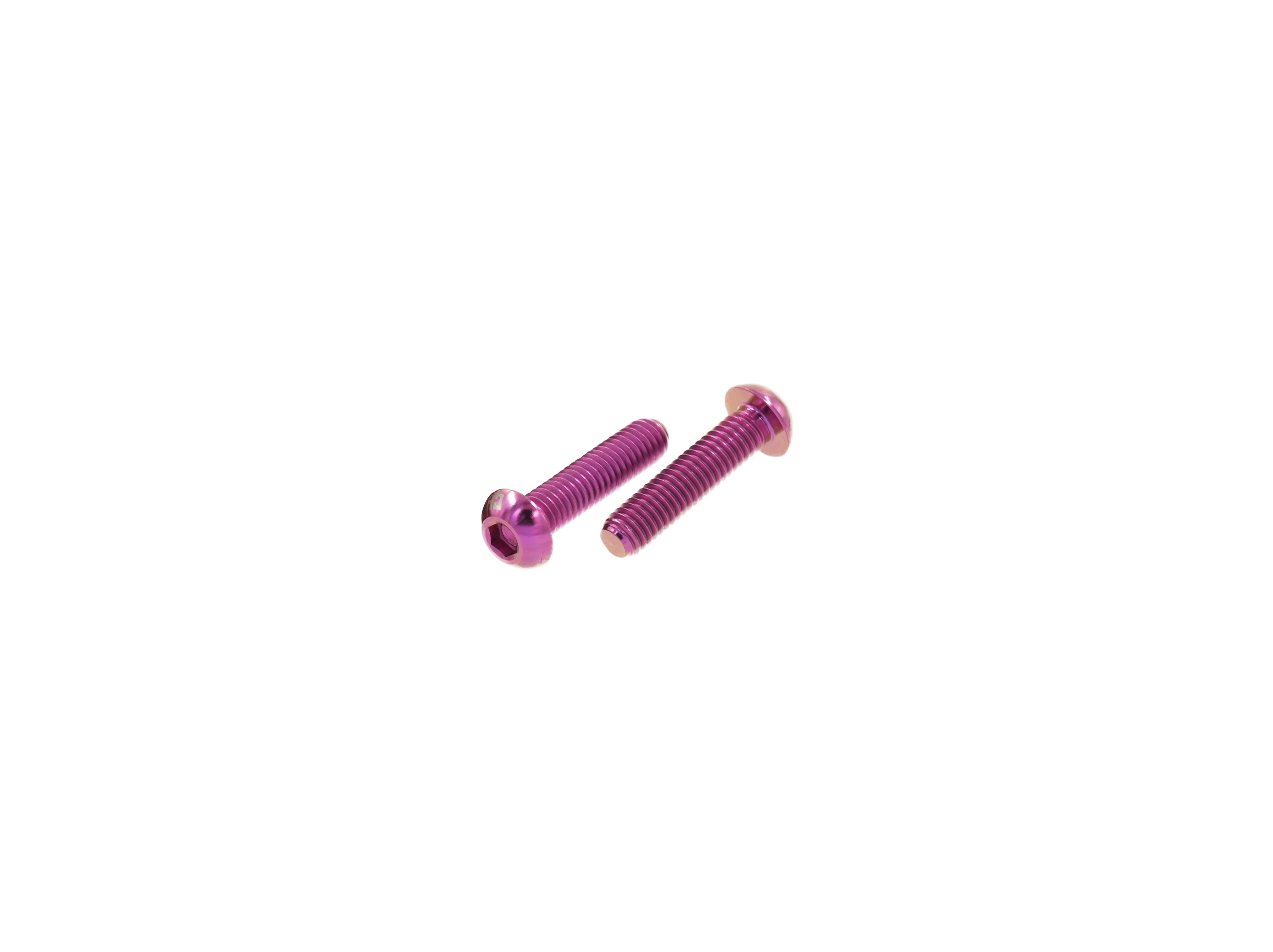 CHG Titanium Bolt SEMI-CIRCULAR HEAD M6*25MM (2PCS)