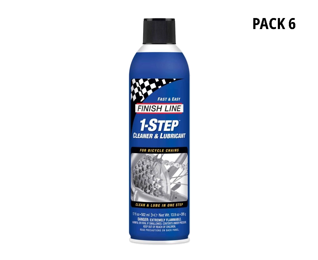 FINISH LINE 1-STEP CLEANER AND LUBRICANT (AEROSOL) 17oz PACK 6