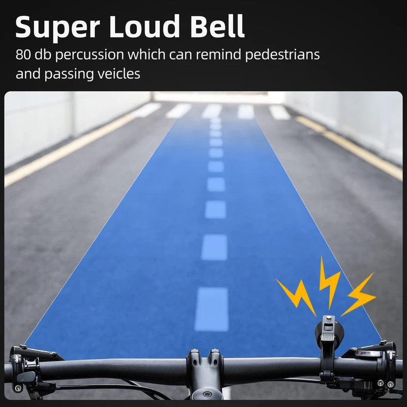 ROCKBROS Classic Brass Bike Bell Loud Easy Install