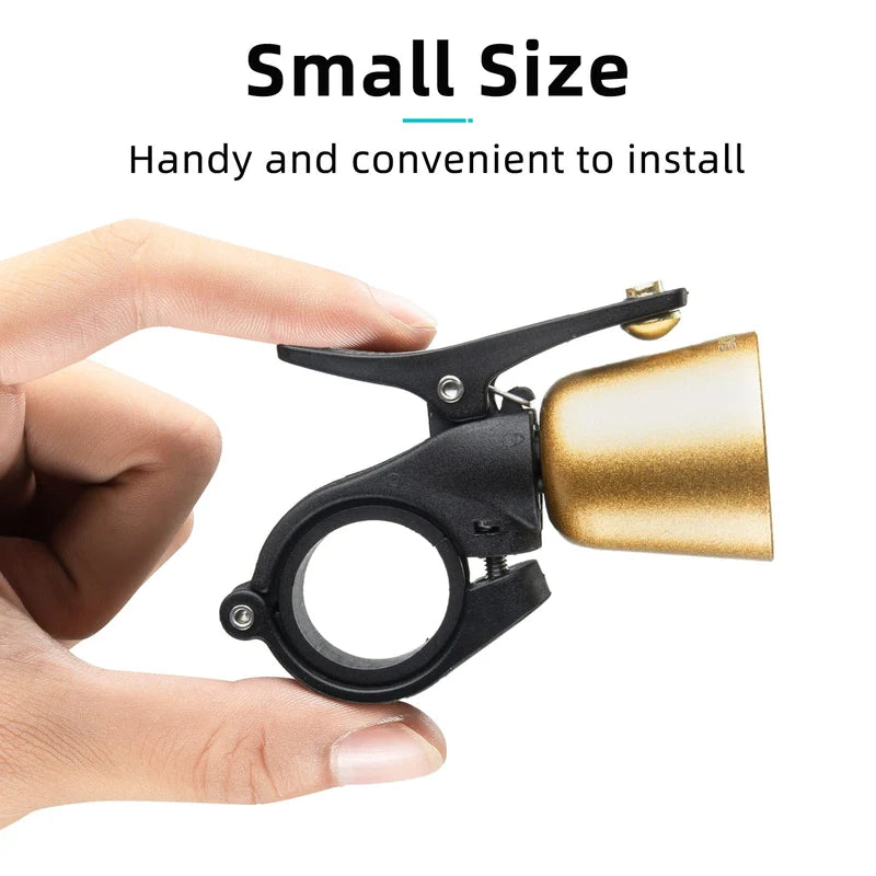 ROCKBROS Classic Brass Bike Bell Loud Easy Install