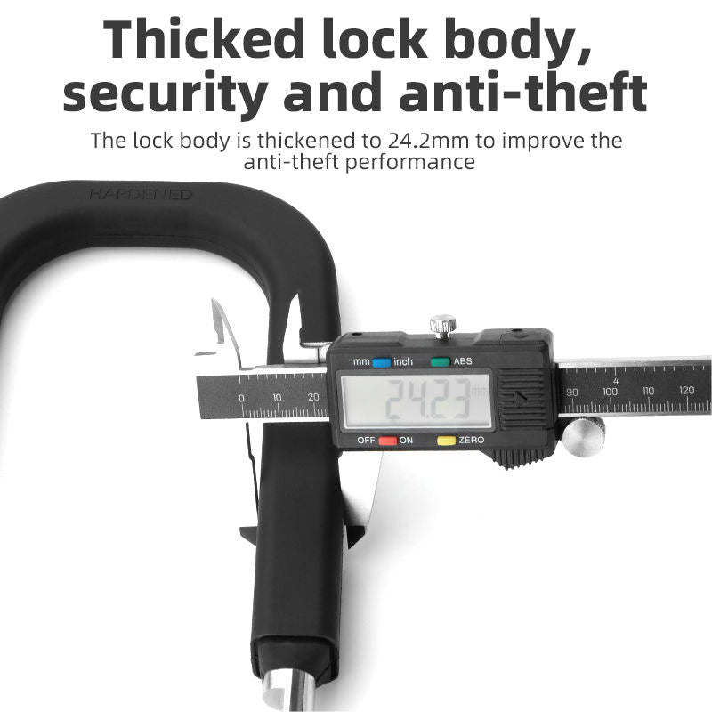 ROCKBROS ULAC Silicone U-type Combination U Lock With Alarm