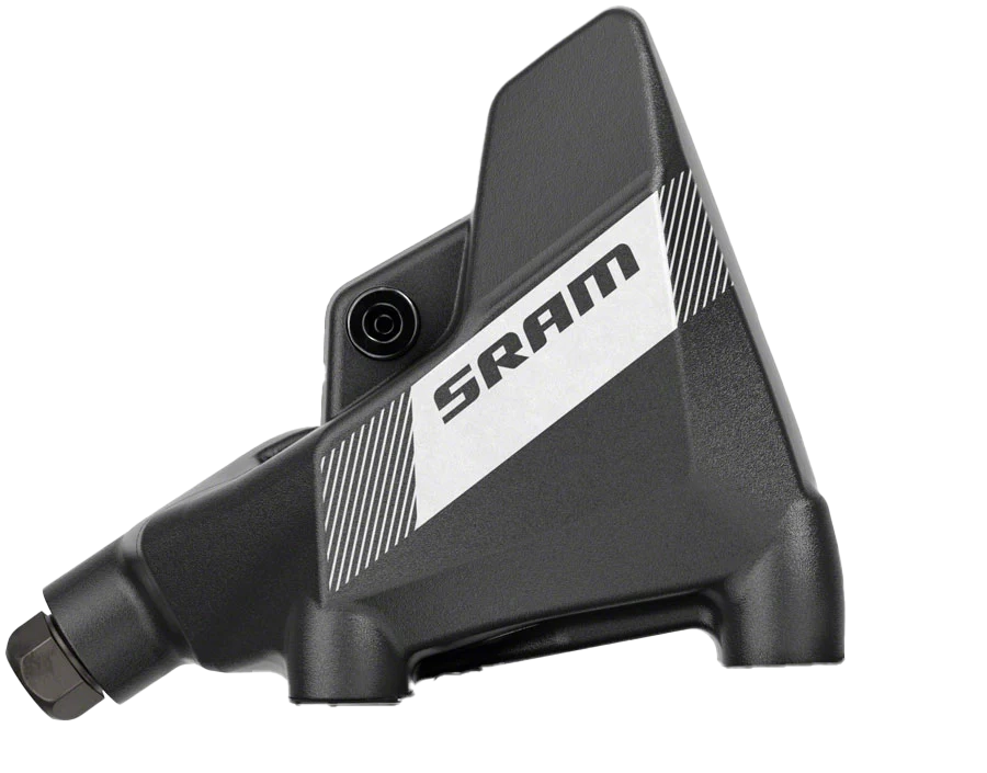 คันเกียร์/เบรก SRAM Apex และคาลิปเปอร์เบรกดิสก์ไฮดรอลิก - ขวา/หลัง 12 สปีด DoubleTap ขาตั้งแบบแบน