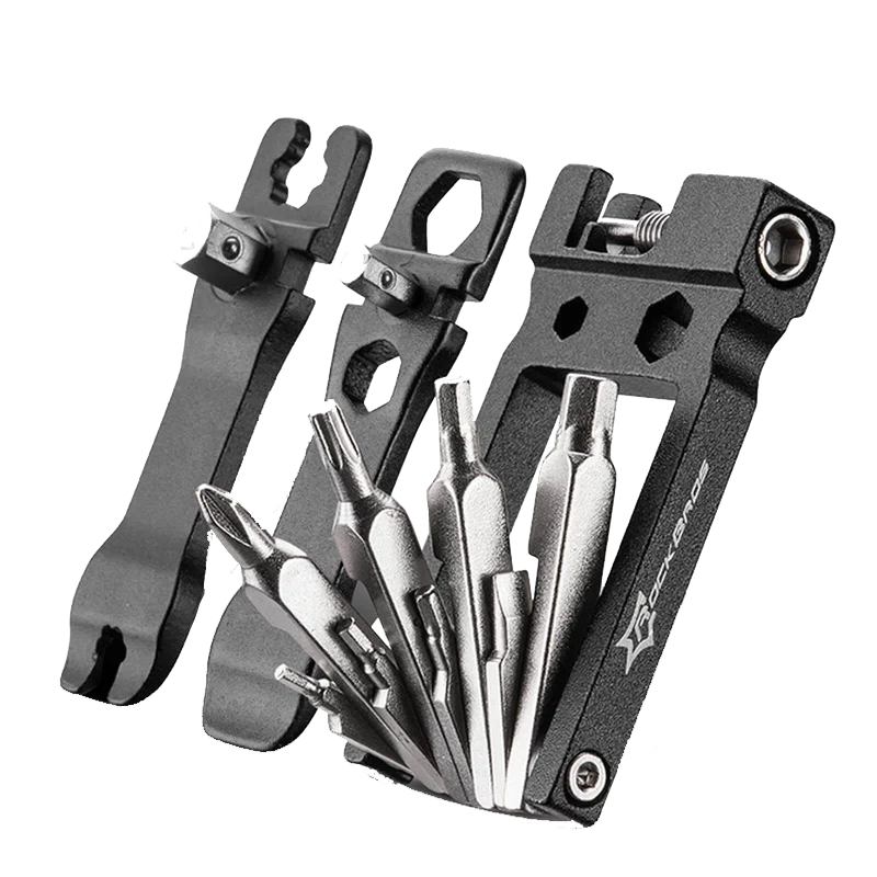 ROCKBROS 20-in-1 Bike Multi-Tool Foldable Stainless Steel Repair Set