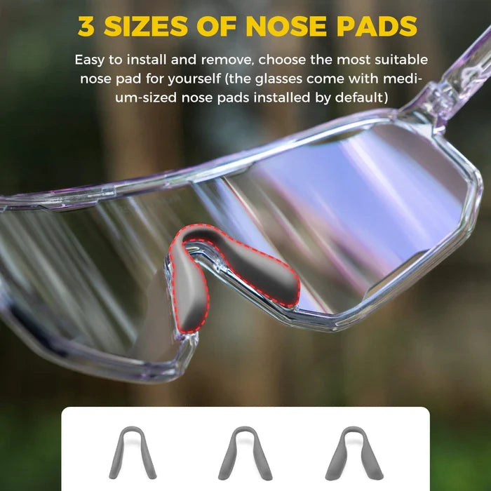 ROCKBROS Polarized Sunglasses UV400 Transparent Cycling Glasses