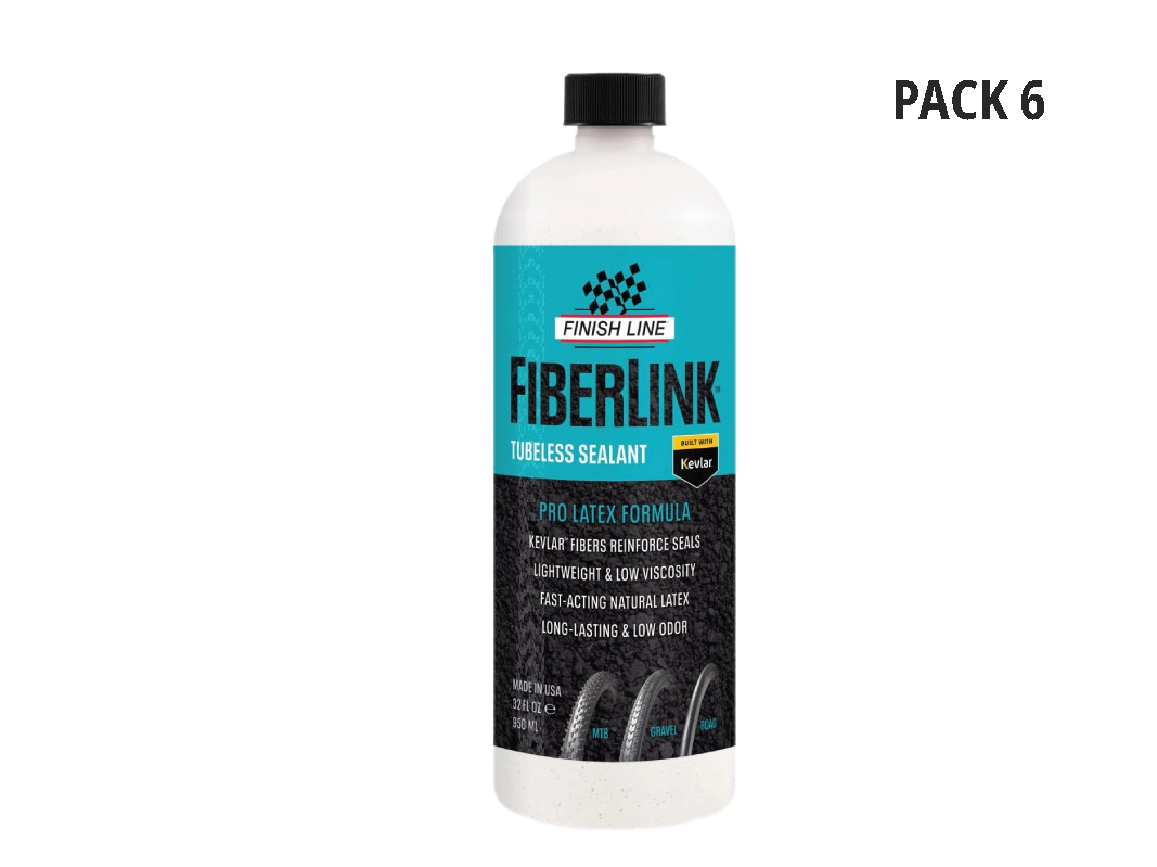 FINISH LINE FIBERLINK TUBELESS SEALANT PACK 6