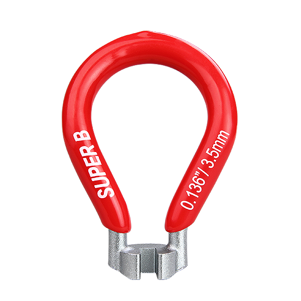 SUPER B TB-5560 SPOKE WRENCH #RED #3.5MM (0.136'')