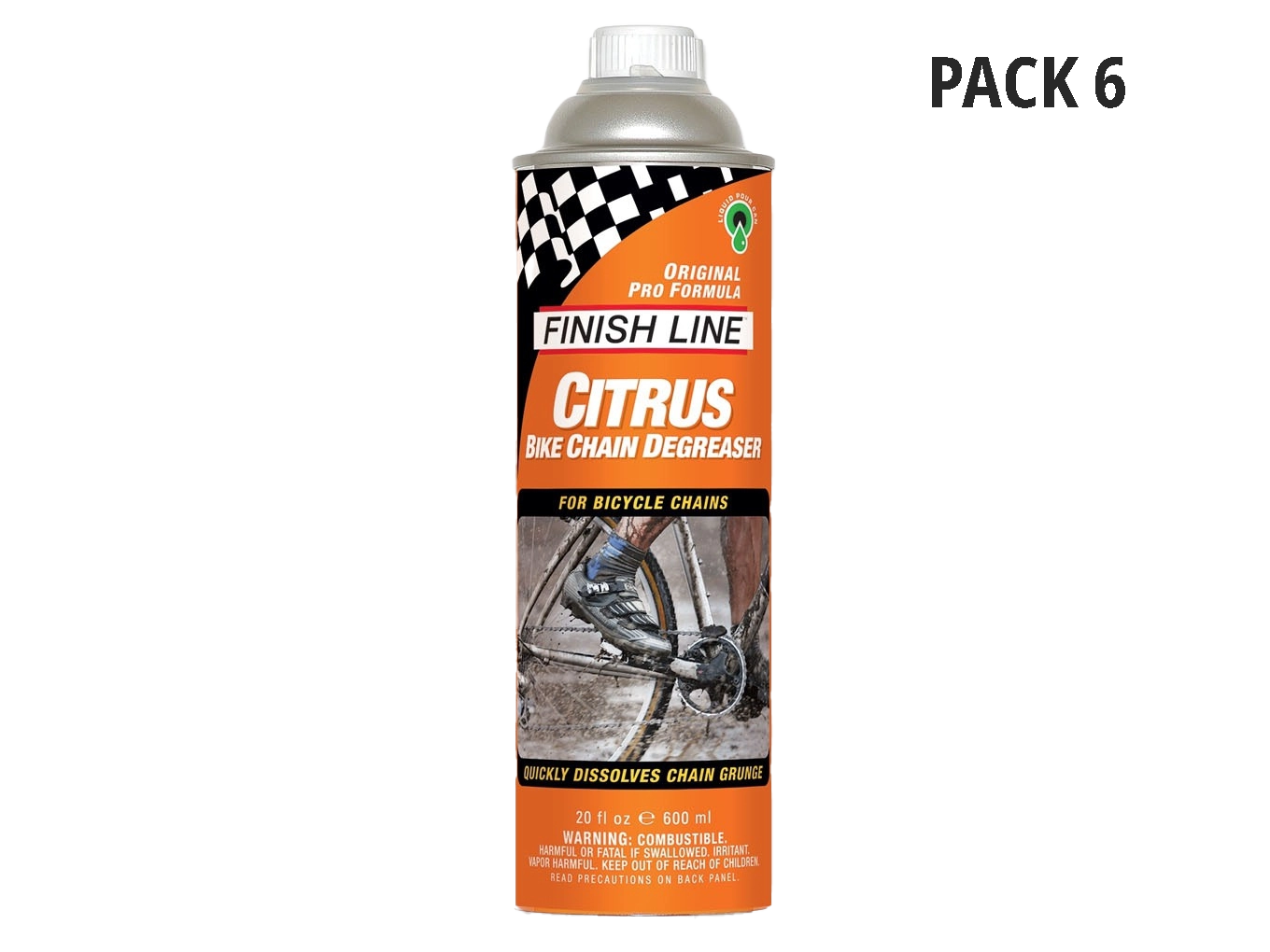 FINISH LINE CIRTUS BIKE DEGREASER PACK 6