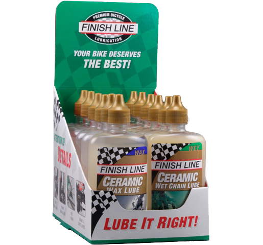 FINISH LINE CERAMIC WET LUBE X CERAMIC WAX LUBE (4 OZ. 6 +6)