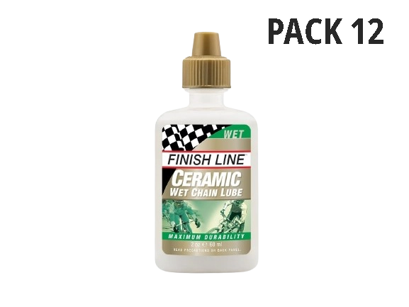 FINISH LINE CERAMIC WET LUBE PACK 12