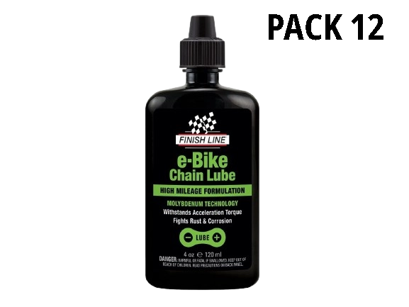FINISH LINE E-BIKE CHAIN LUBE PACK 12