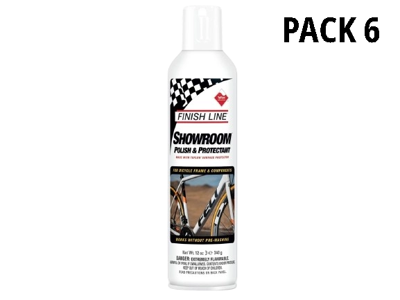 FINISH LINE SHOWROOM POLISH AND PROTECTANT 12oz PACK 6
