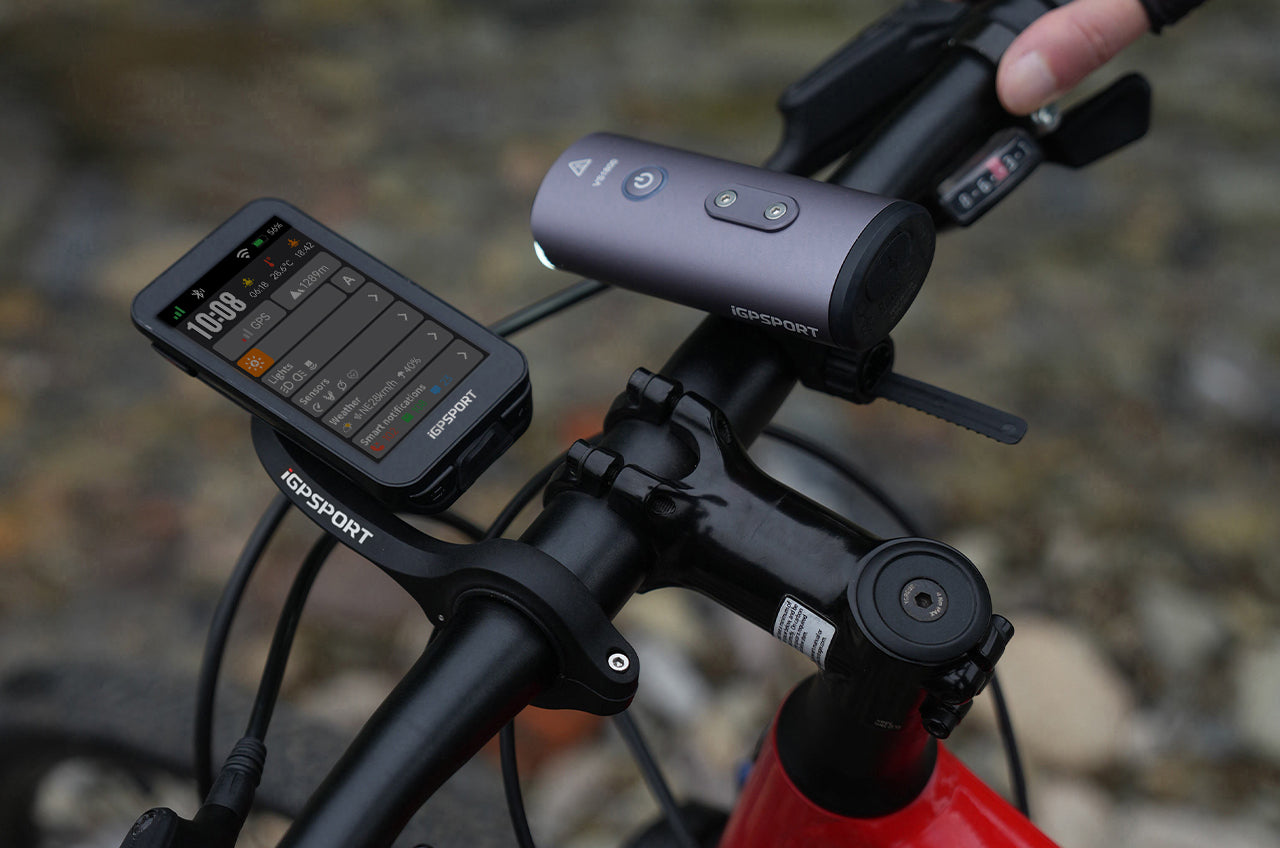 IGPSPORT VS1800 Smart Bike Headlight