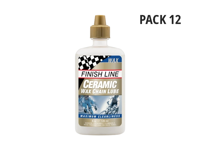 FINISH LINE CERAMIC WAX LUBE PACK 12