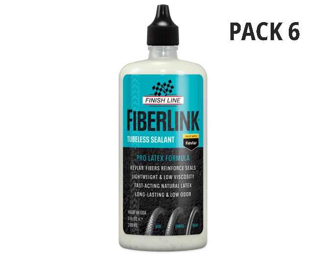 FINISH LINE FIBERLINK TUBELESS SEALANT PACK 6