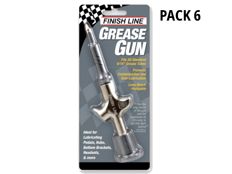 FINISH LINE Pro Grease Gun PACK 6