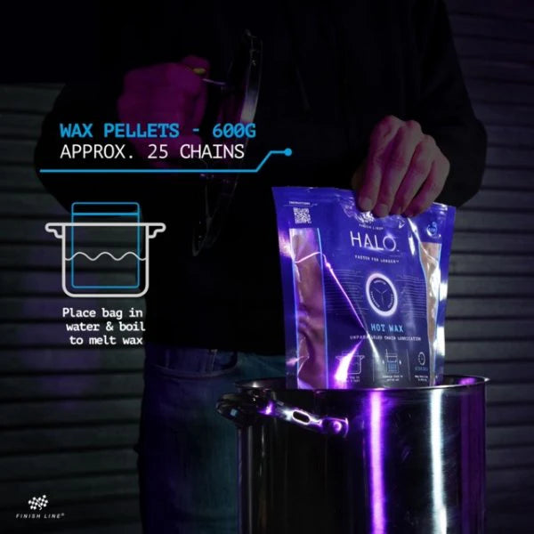 FINISH LINE HALO® HOT WAX Lubricant Pack 4