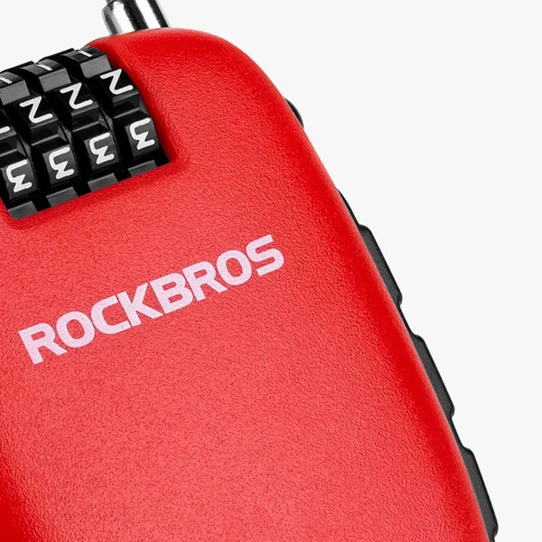 ROCKBROS bicycle lock with retractable cable