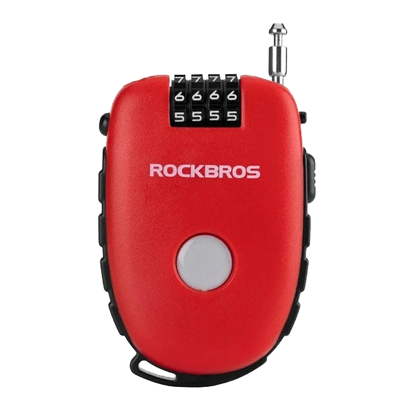 ROCKBROS bicycle lock with retractable cable