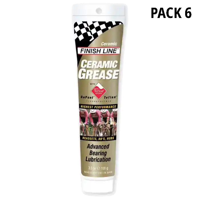 FINISH LINE CERAMIC GREASE PACK 6