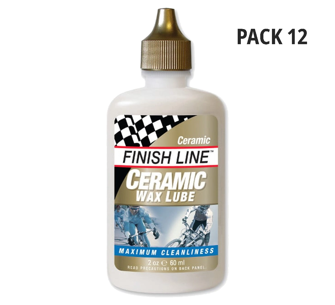 FINISH LINE CERAMIC WAX LUBE PACK 12