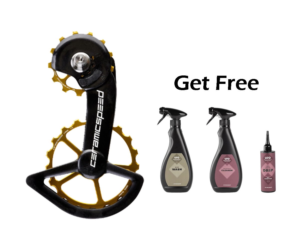 CeramicSpeed for Shi 9250/R8150 Alloy gold Free UFO Wet Weather Essentials