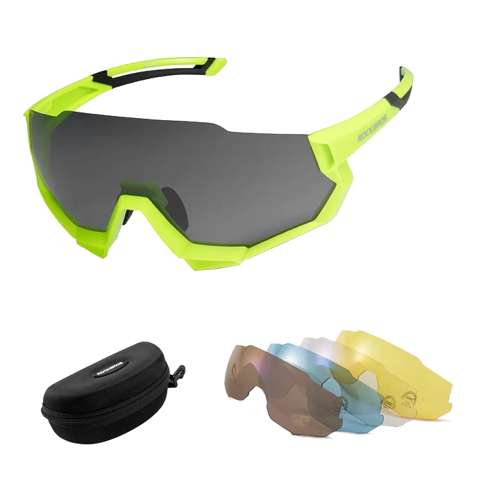 ROCKBROS Polarised Sports Sunglasses with 5 Lens