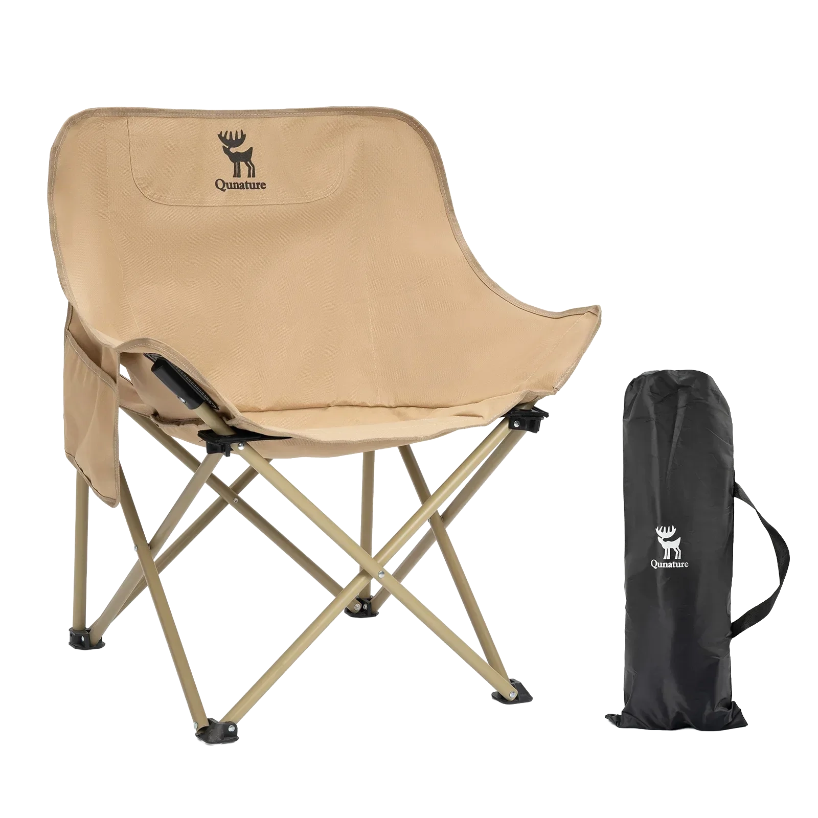 ROCKBROS Folding Carbon Steel Camping Chair