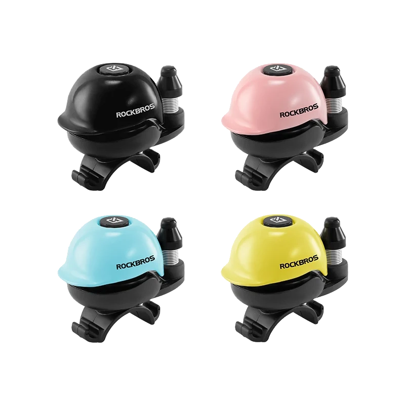 ROCKBROS 80DB Bike Bell Aluminum Alloy Helmet-Shaped