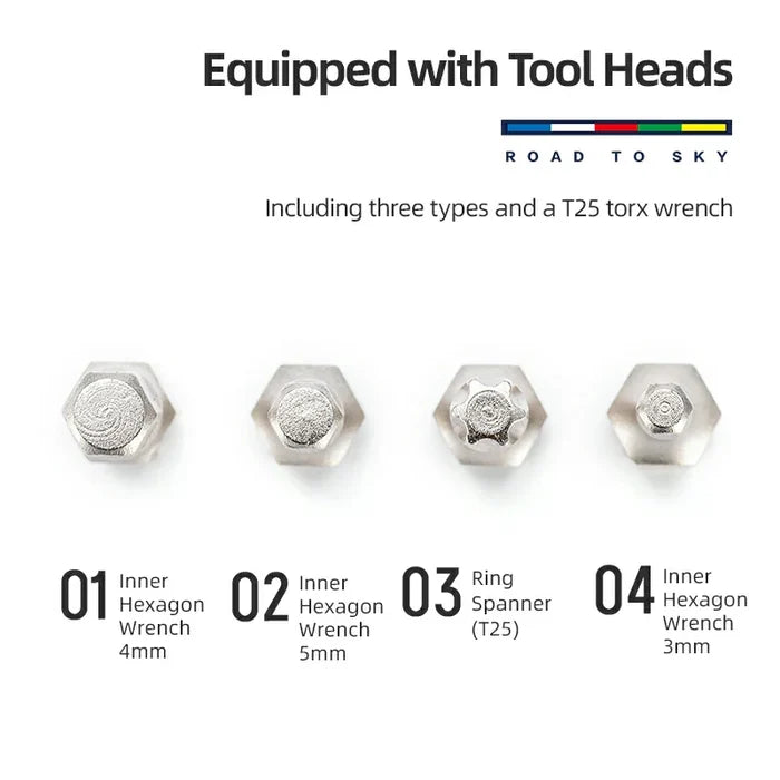 ROCKBROS Handlebar Plug Tool Kit 6in1