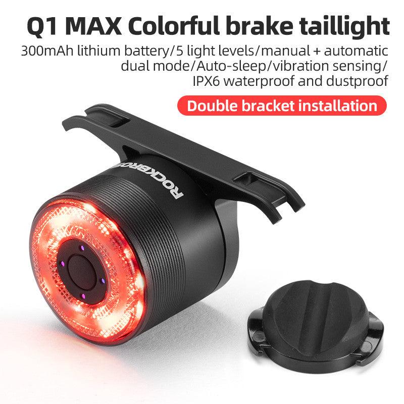 ROCKBROS Multiple Color Bike Tail Light Q1MAX